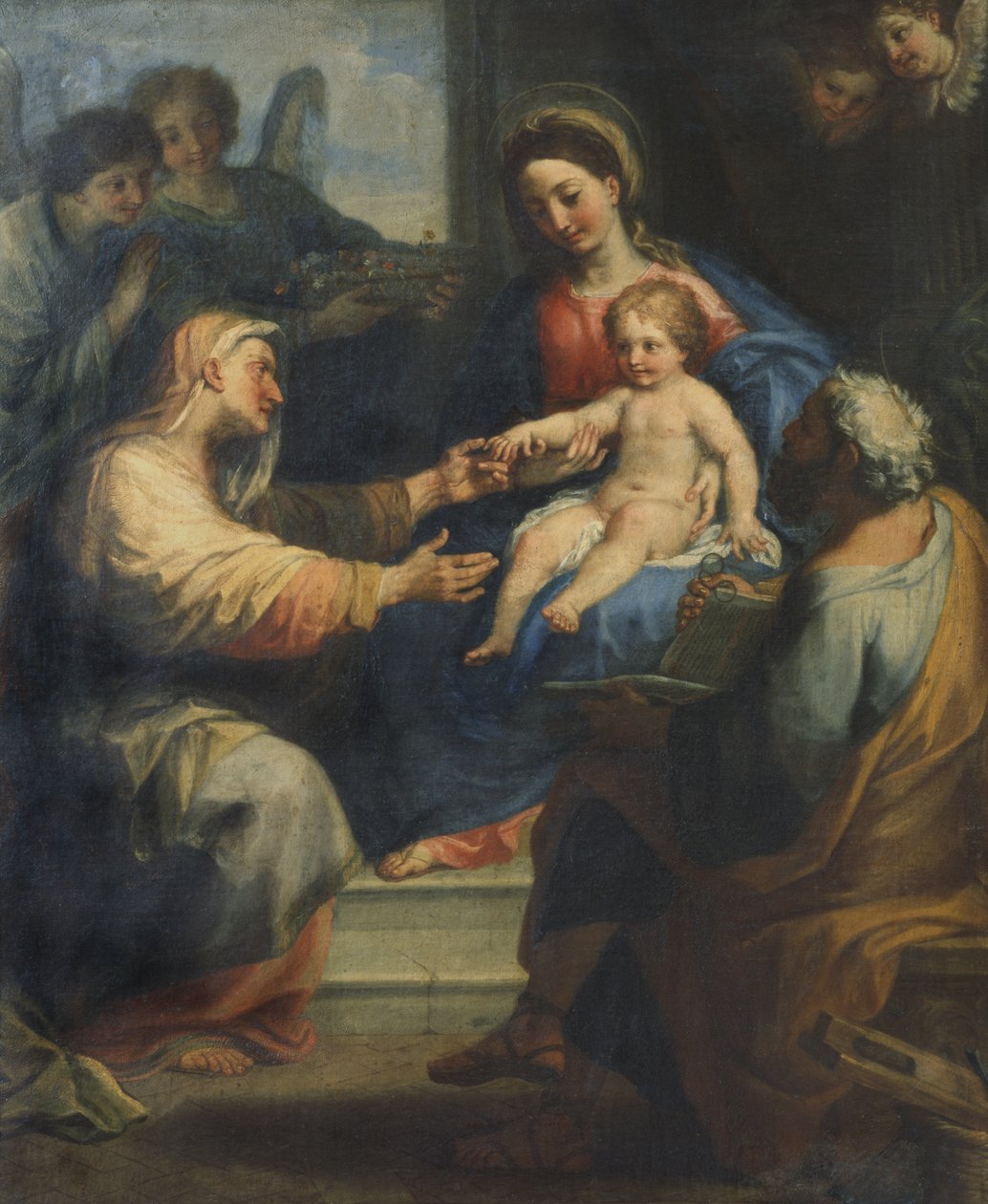 Jomfru Maria med Barn og Sankt Anne af Carlo Maratta or Maratti