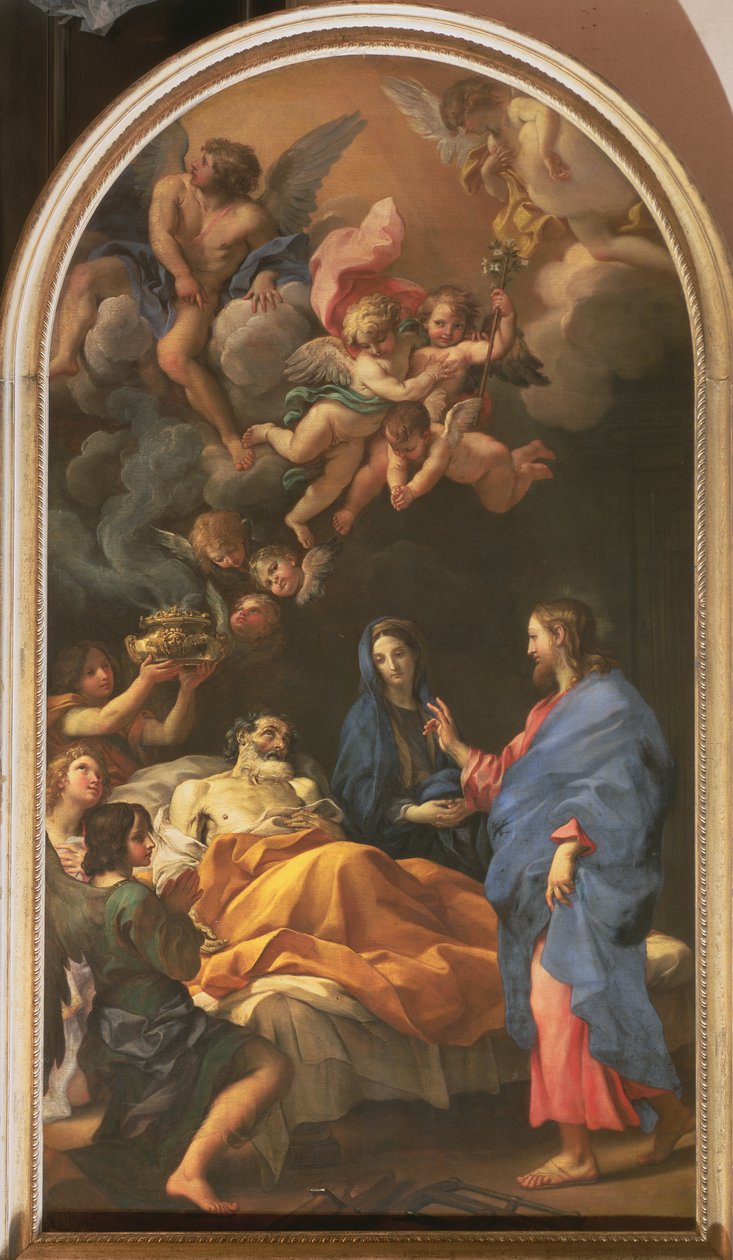 St. Josephs død, 1676 af Carlo Maratta or Maratti