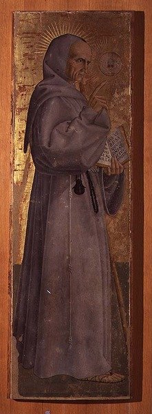 St John della Marca (tempera på panel) af Carlo (follower of) Crivelli