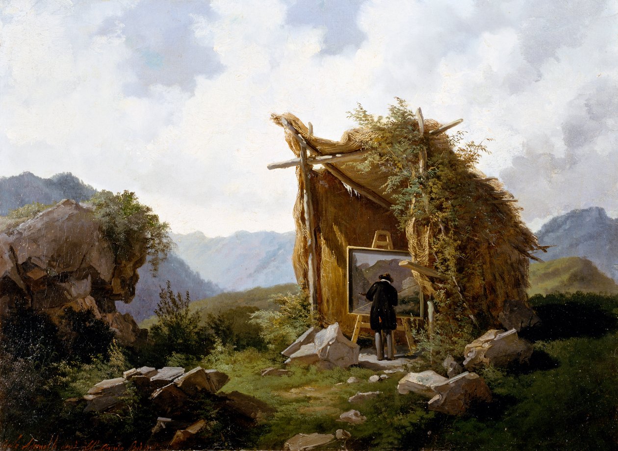 Kunstnere på landet af Carlo Ademollo