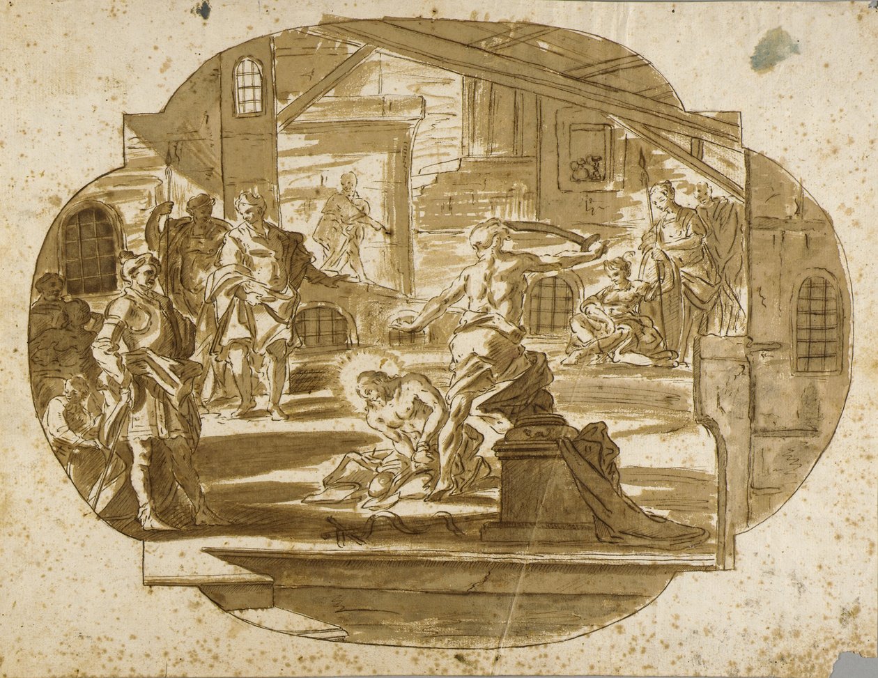 Tegning af Carlo Amalfi