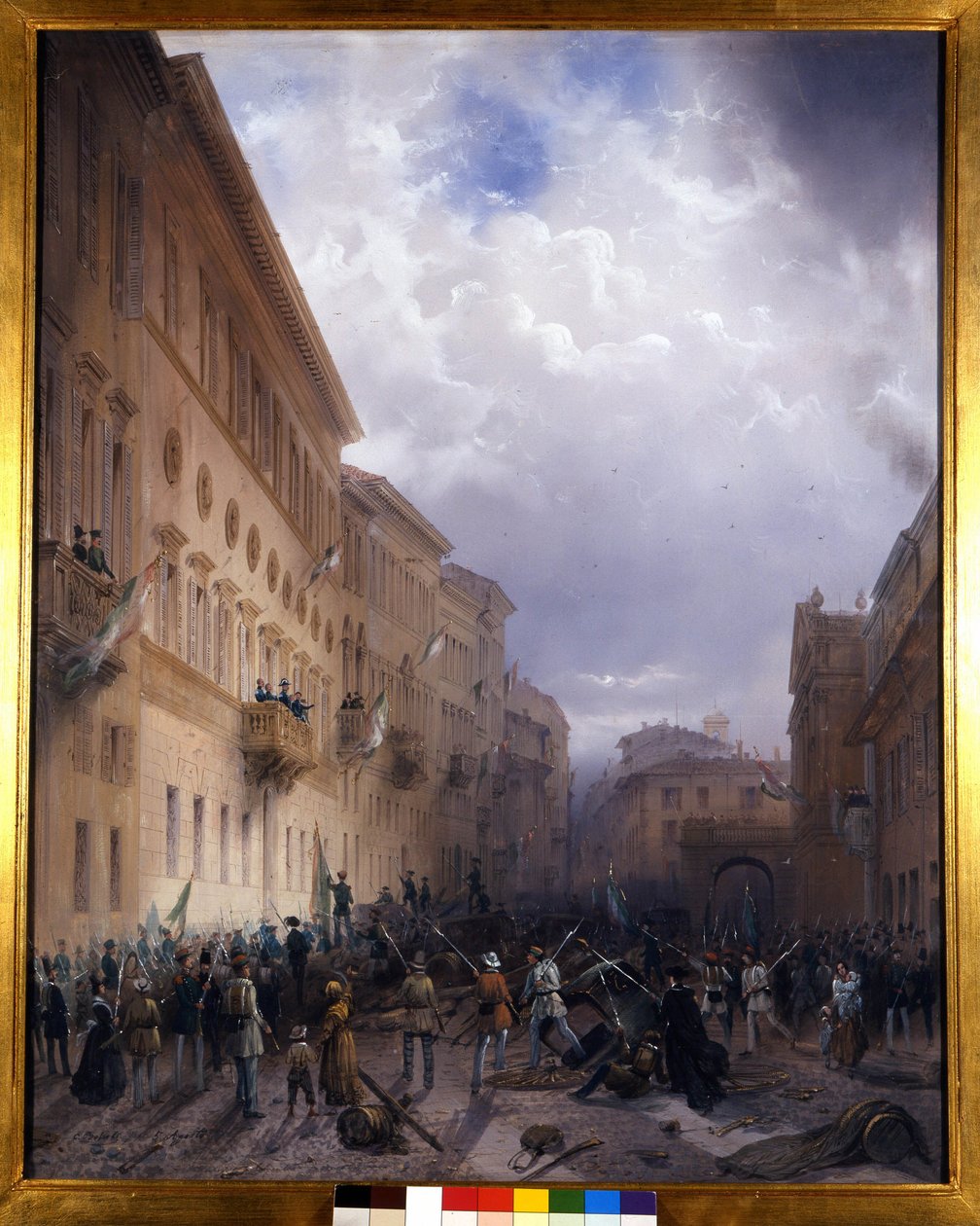 Risorgimento: The Five Days of Milandani af Carlo Bossoli