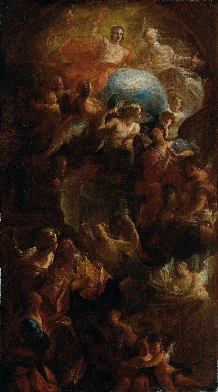 Sankt Augustins død af Carlo Carlone
