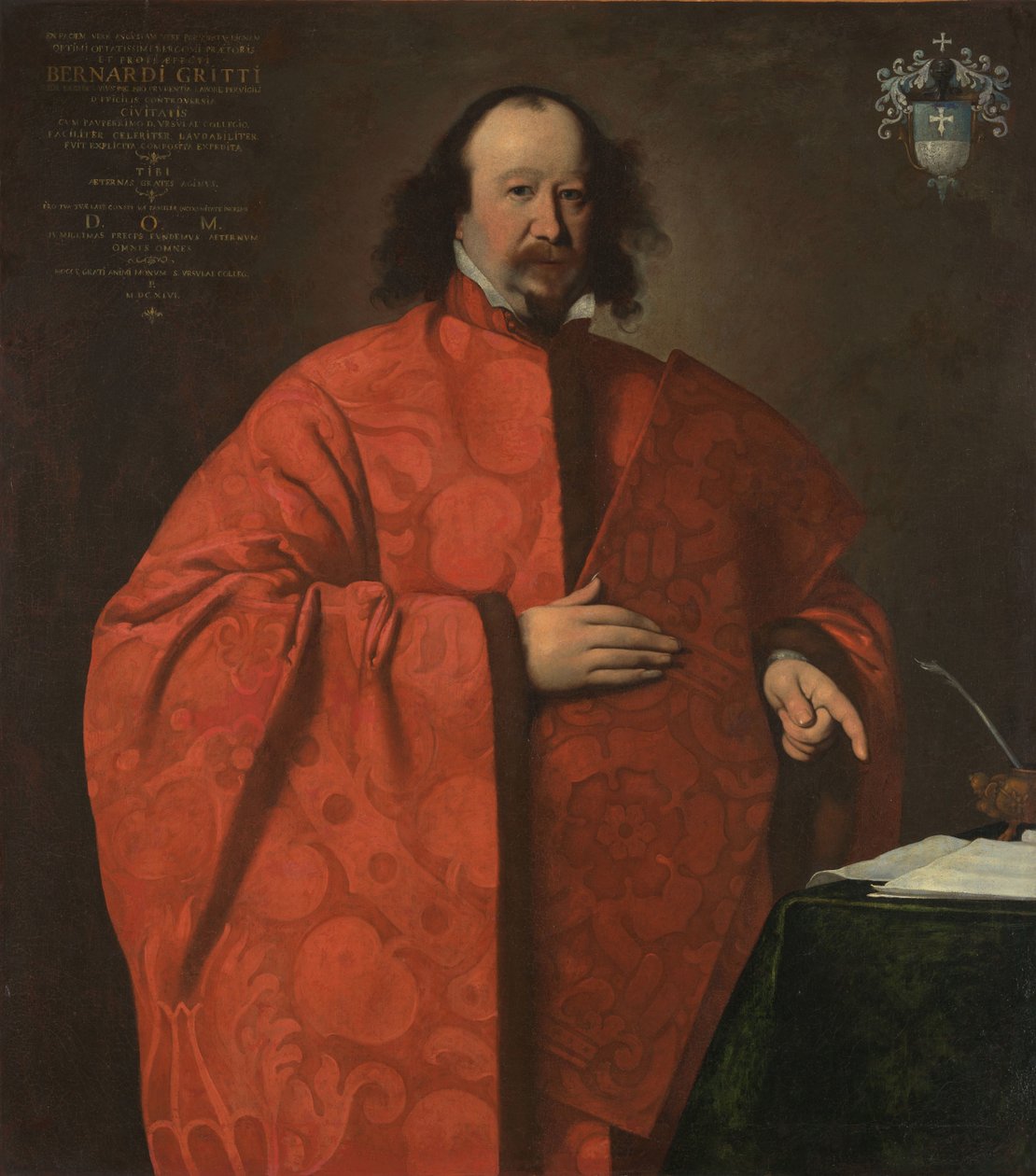 Bernardo Gritti, Proprfect of Bergamo af Carlo Ceresa