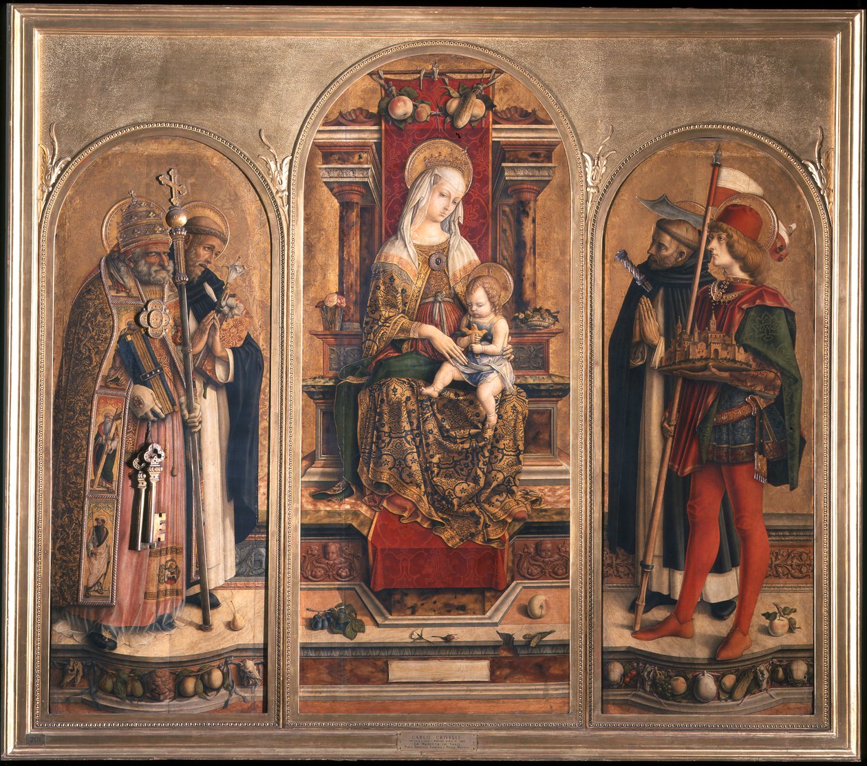 Camerino Triptykon (Triptykon fra Saint Domenico) af Carlo Crivelli