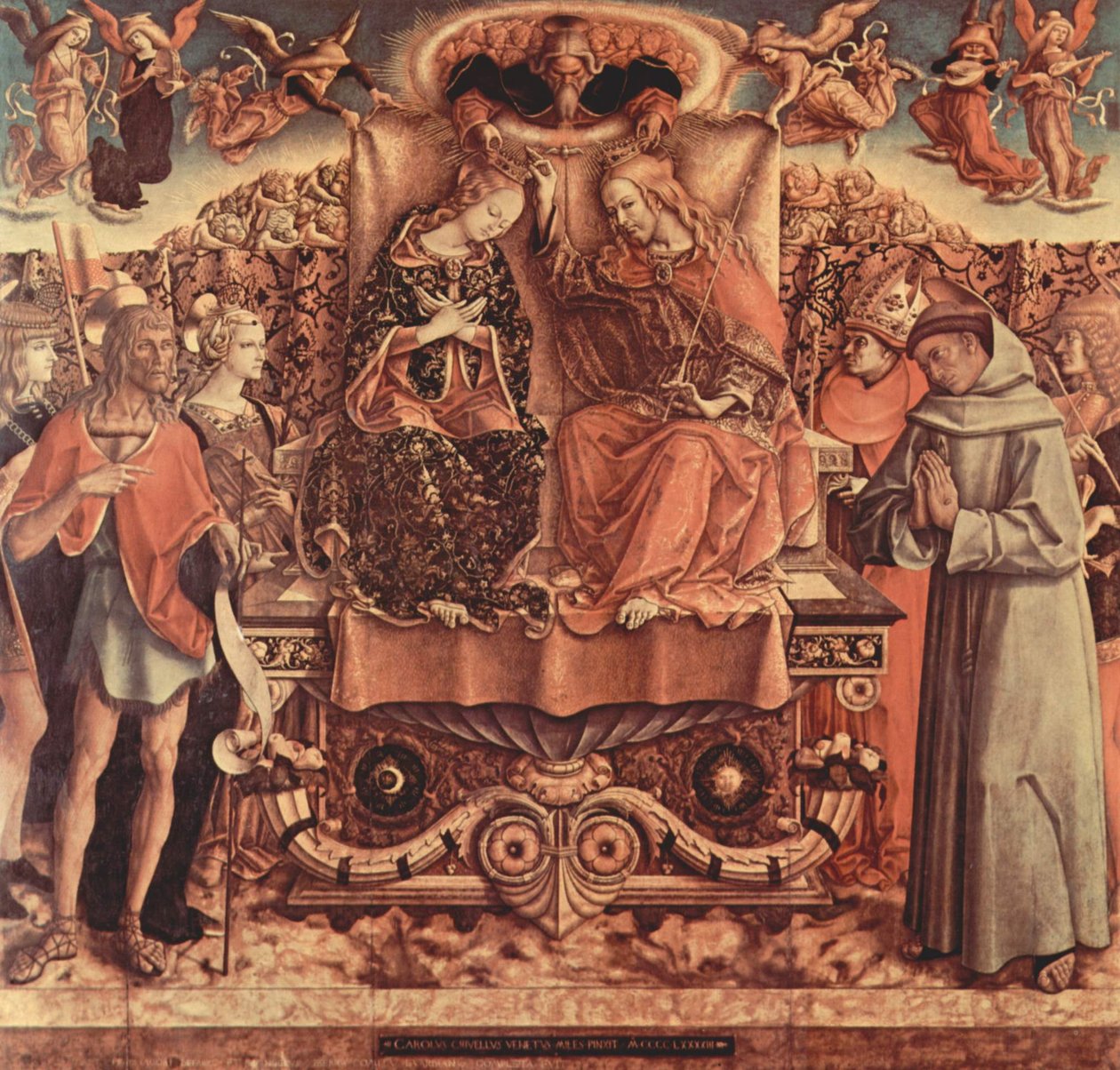 Kroning af Jomfru Maria af Carlo Crivelli