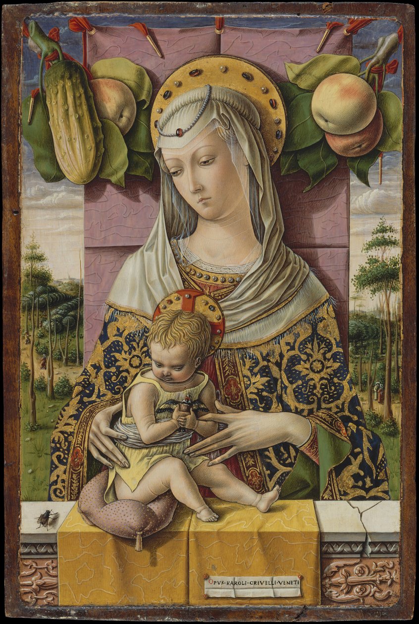 Madonna og barn, ca. 1480. af Carlo Crivelli