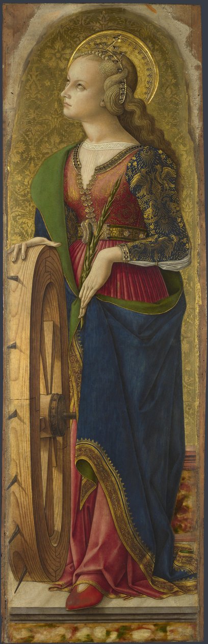 Den hellige Katarina af Alexandria, 1476 af Carlo Crivelli