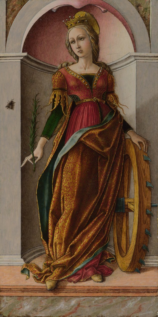 Den hellige Katarina af Alexandria, ca. 1492 af Carlo Crivelli