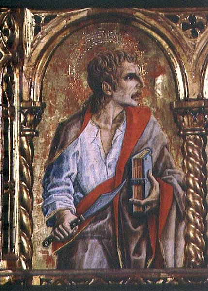 St. Bartholomew, detalje fra Sant