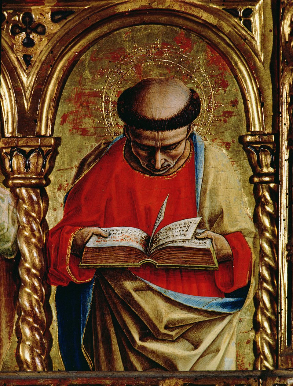 Matthæus, detalje fra SantEmidio-polyptikken, 1473 tempera på panel, detalje af 76636 af Carlo Crivelli