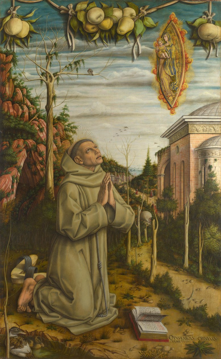 Synet om den salige Gabriele, 1489 af Carlo Crivelli