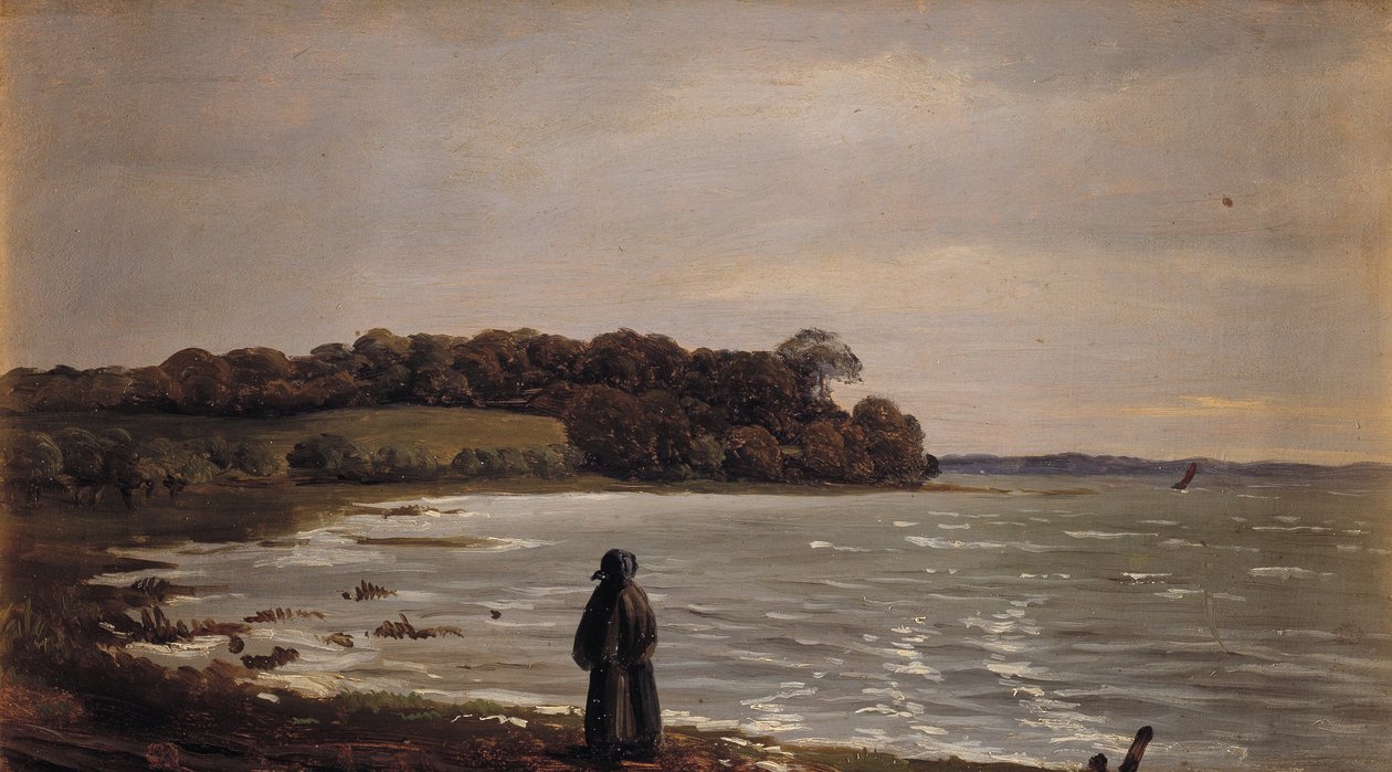 Ved Præstø Fjord i blæst af Carlo Dalgas