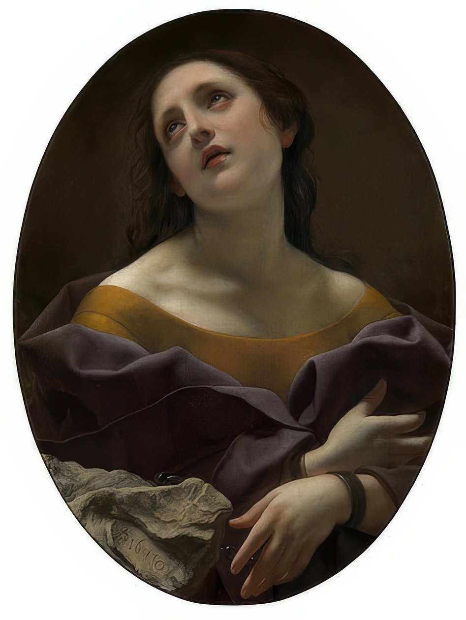 Allegori om tålmodighed. 1677 af Carlo Dolci