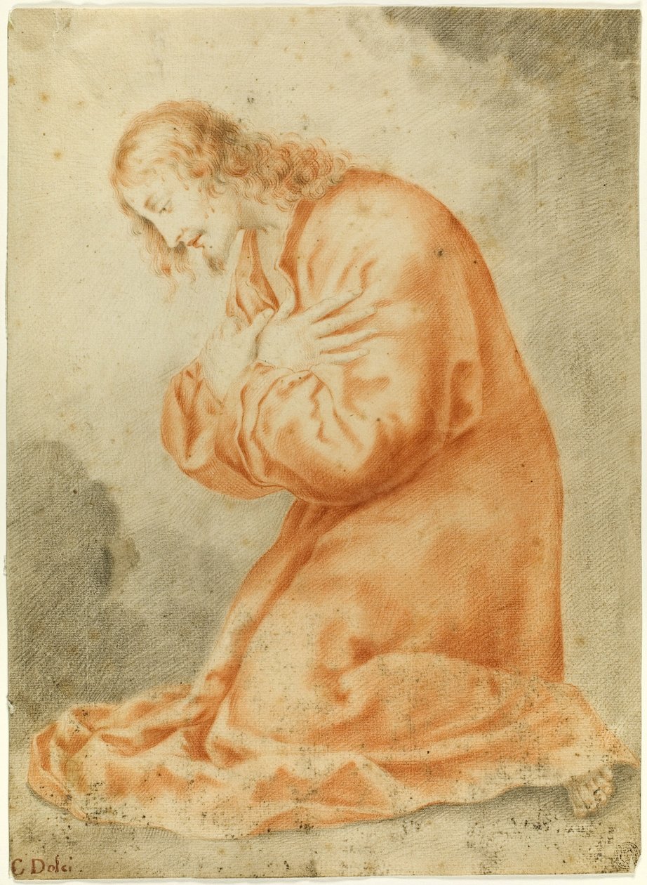Kristus på knæ af Carlo Dolci