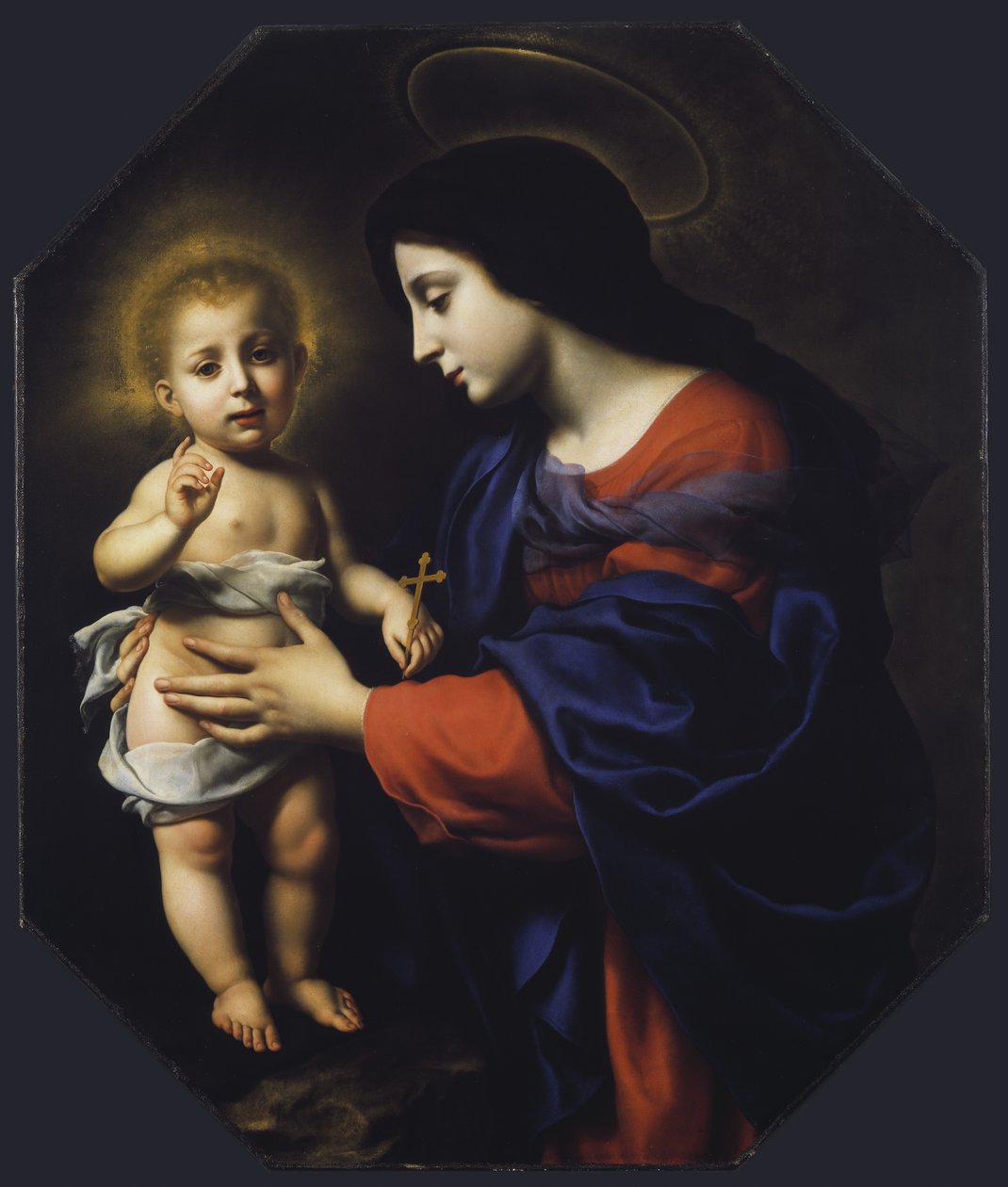 Madonna og barn, 1651 af Carlo Dolci