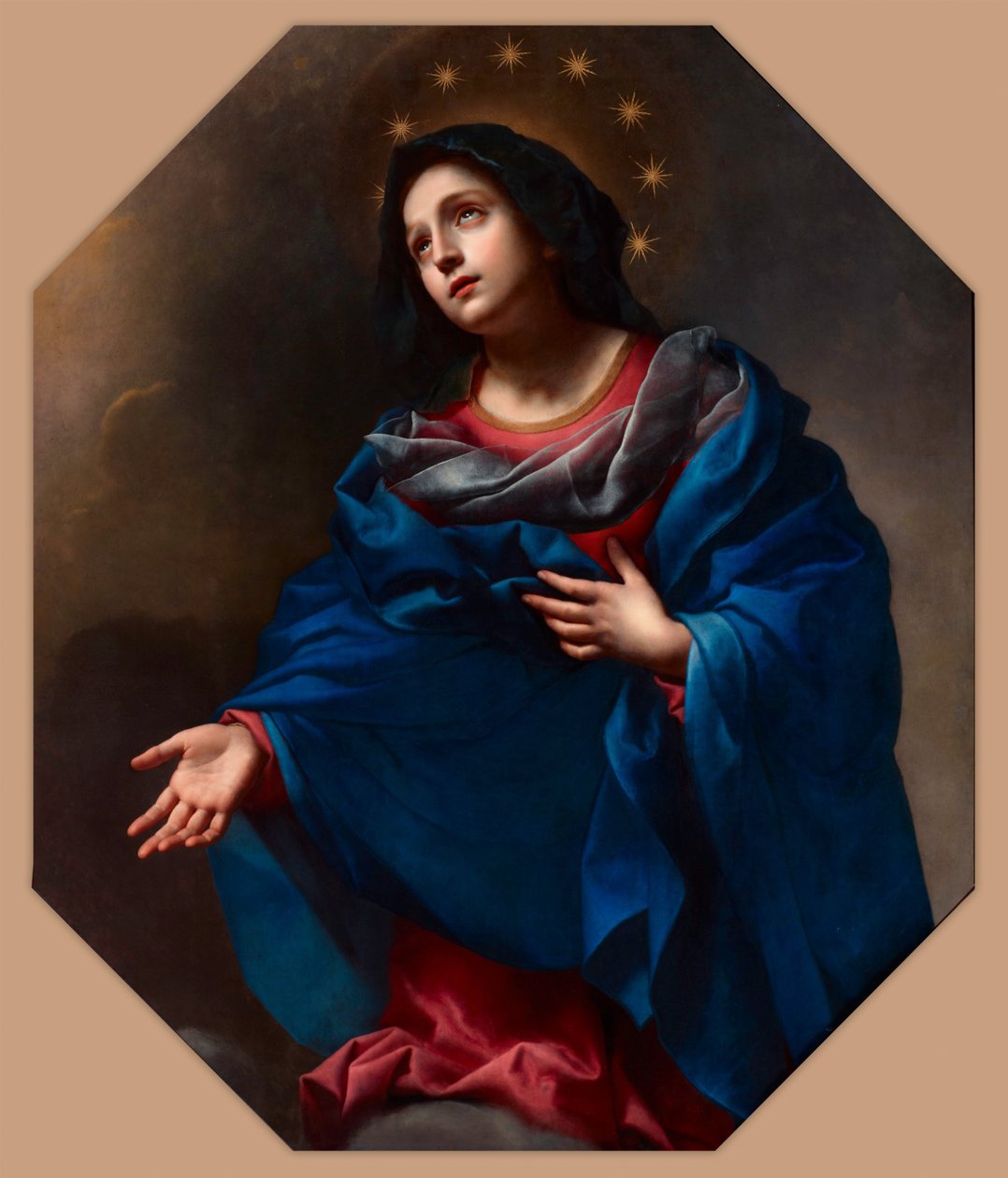 Madonna in Glory af Carlo Dolci