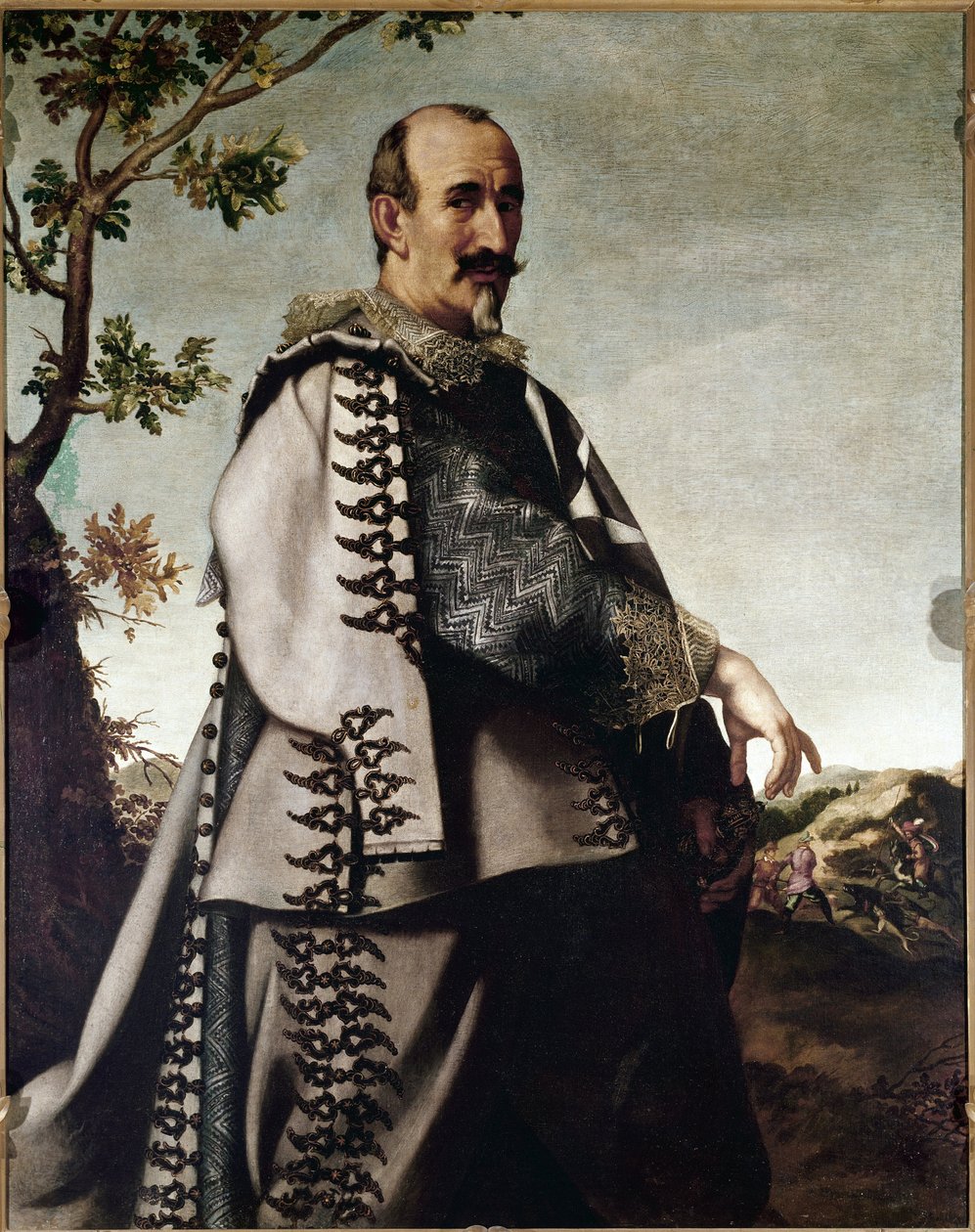 Portræt af Fra Ainolfo de Bardi, Ridder af Jerusalems Orden (olie på lærred af Carlo Dolci