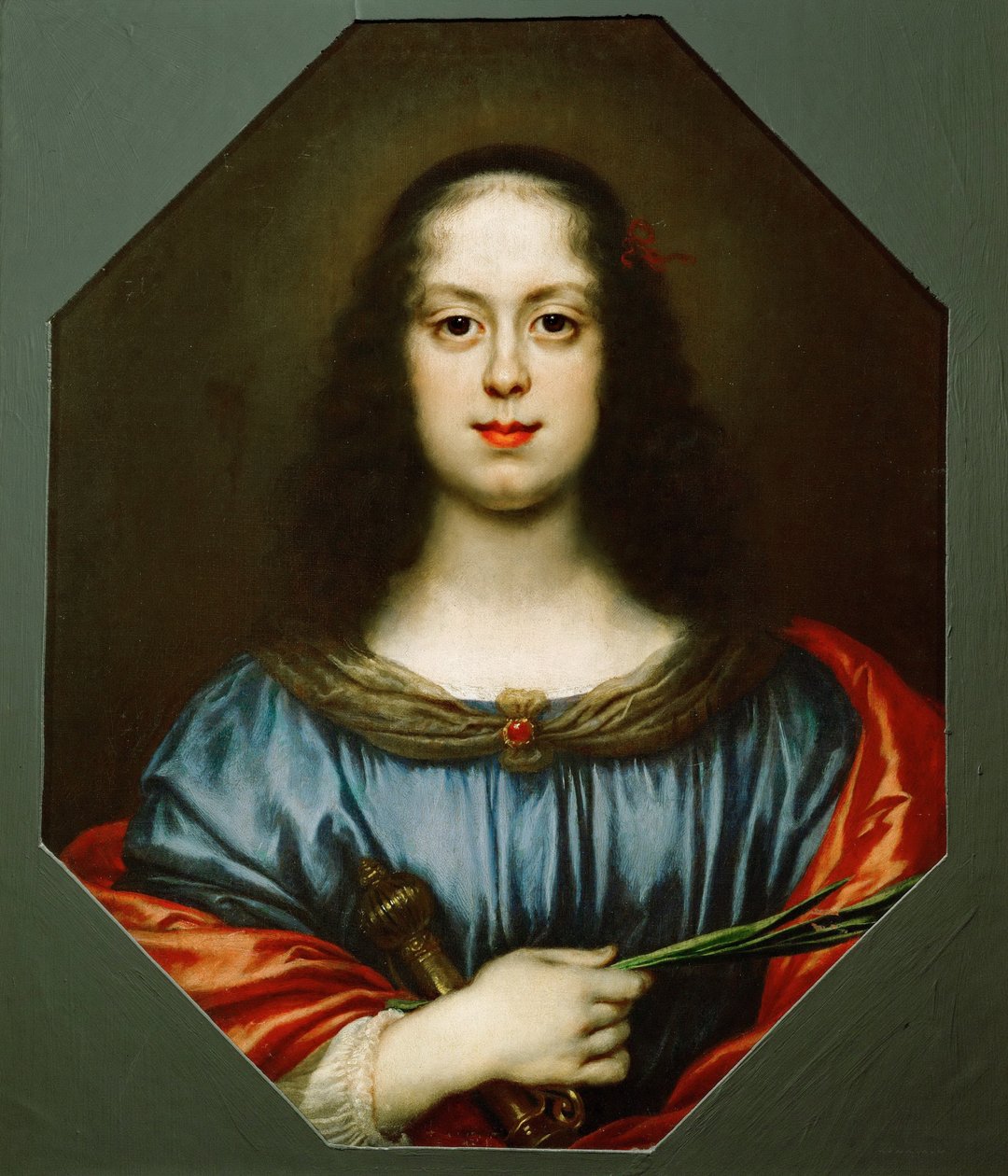 Portræt af Vittoria della Rovere 1622-1694 som Saint Catherine, 1640