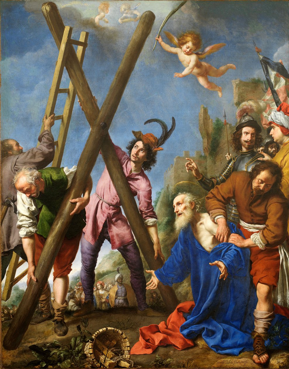 St. Andrew beder før hans martyrium, 1643 af Carlo Dolci