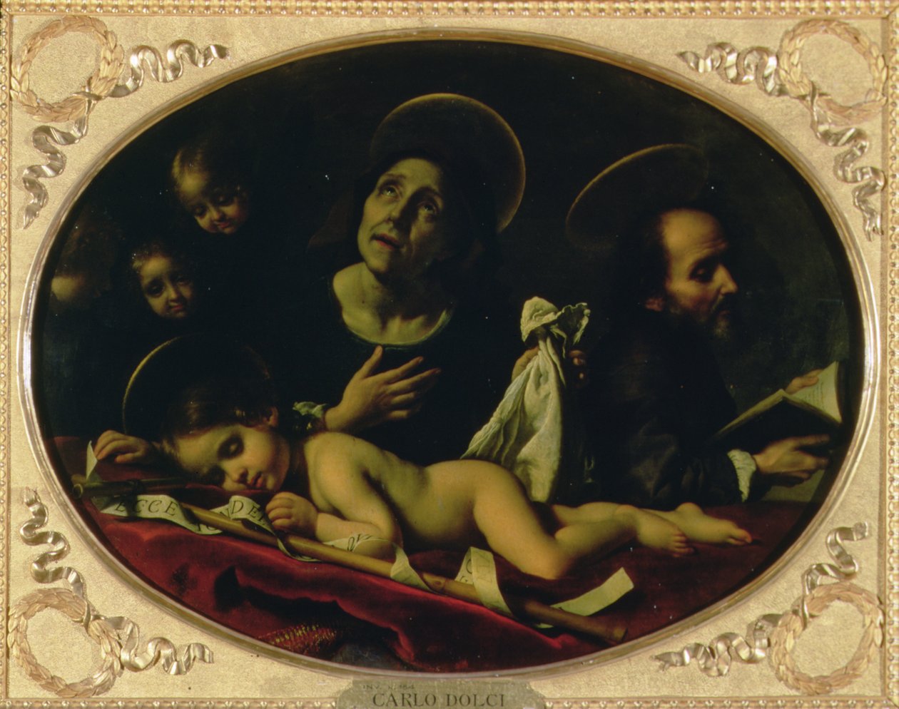 Drømmen om spædbarnet Sankt Johannes Døberen af Carlo Dolci