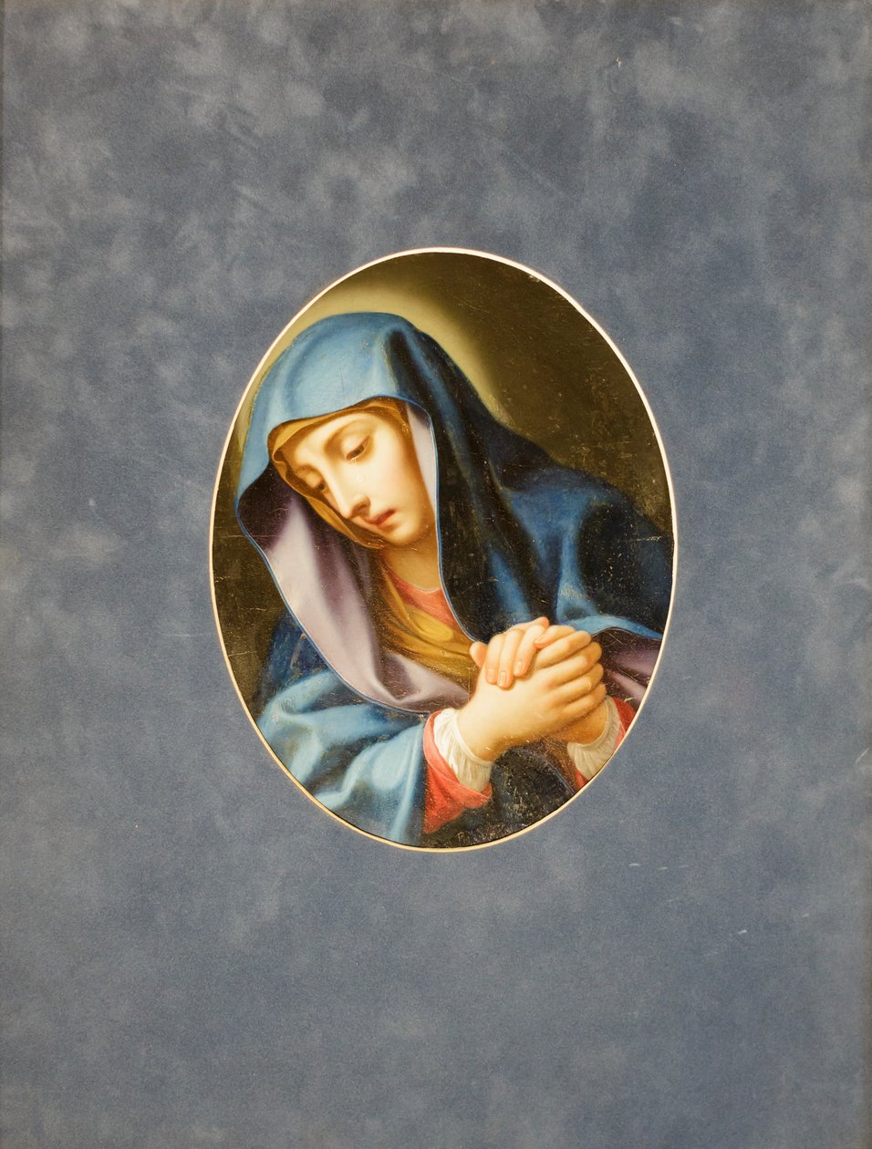 Den grædende madonna, Carlo Dolci (olie på kobber) af Carlo Dolci