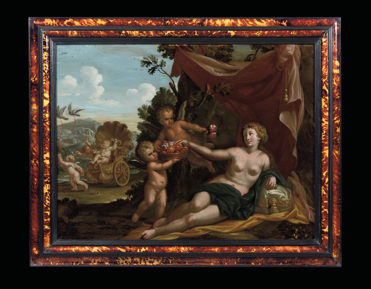 Venus og Amor, ca. 1692-1705 af Carlo Garofalo