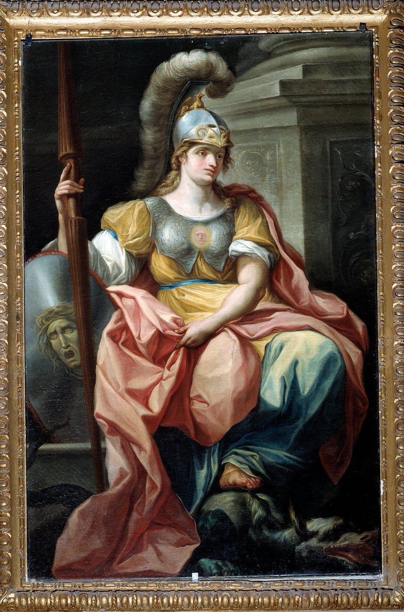 Allegori over republikkens tretten værdier: heltemodet (maleri, efter 1783) af Carlo Giuseppe Ratti
