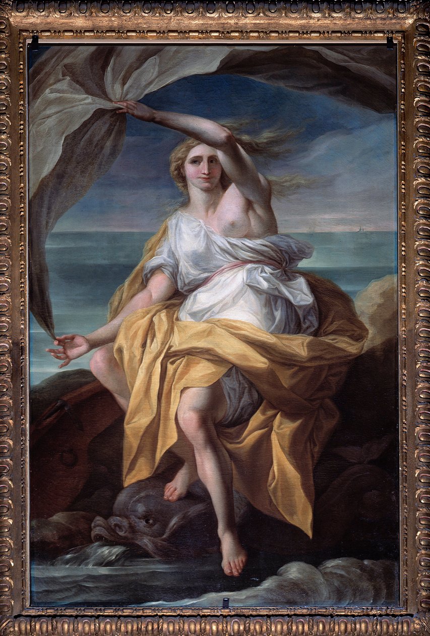 Allegori over republikkens tretten værdier: navigationen (maleri, efter 1783) af Carlo Giuseppe Ratti