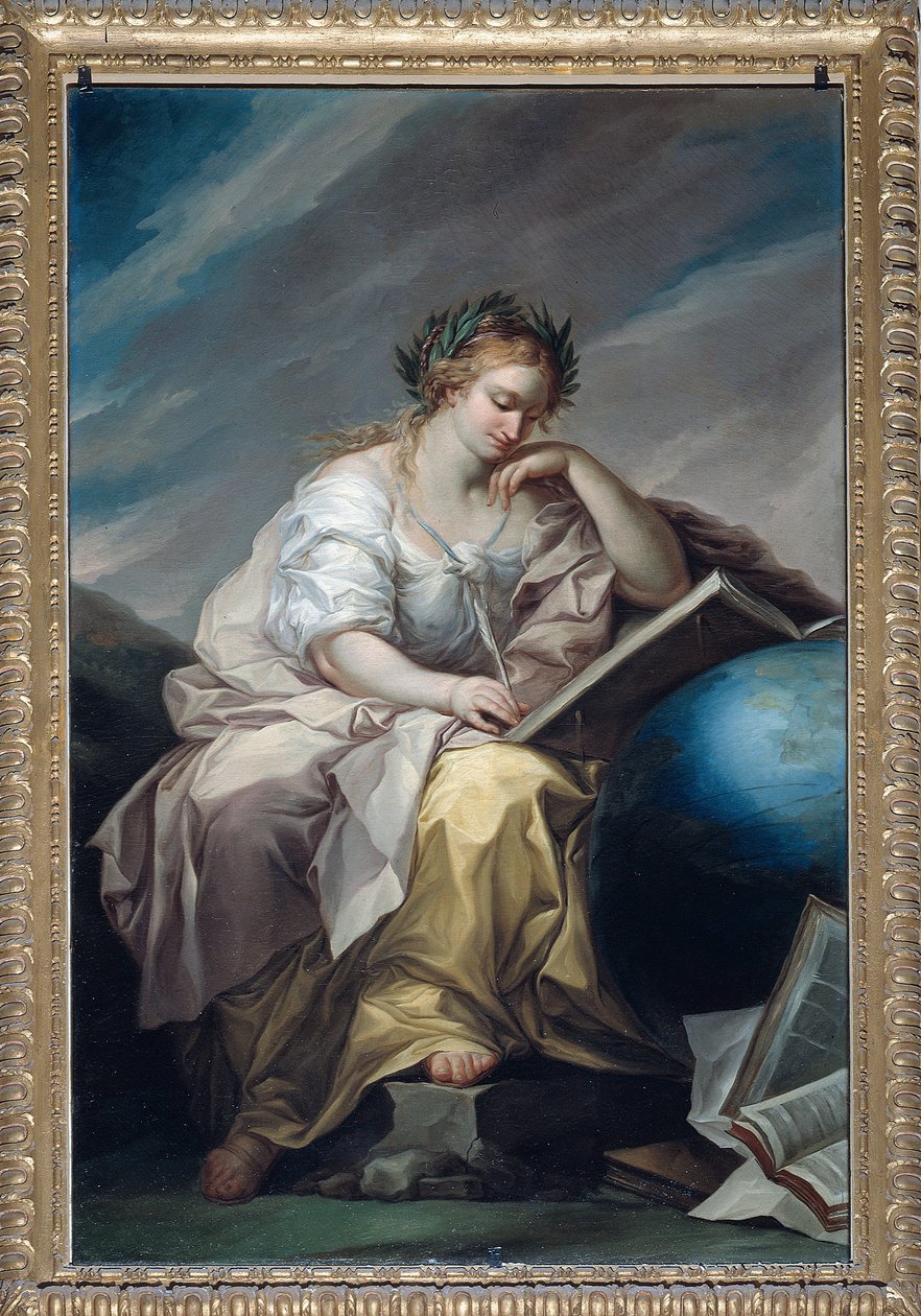 Allegori over republikkens tretten værdier: historien (maleri, efter 1783) af Carlo Giuseppe Ratti