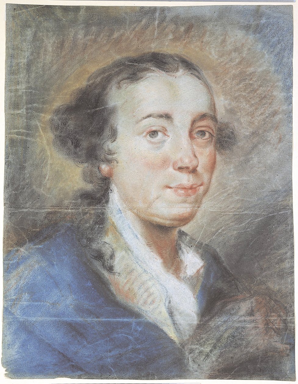 Portræt af Raimondo Ghelli af Carlo Giuseppe Ratti