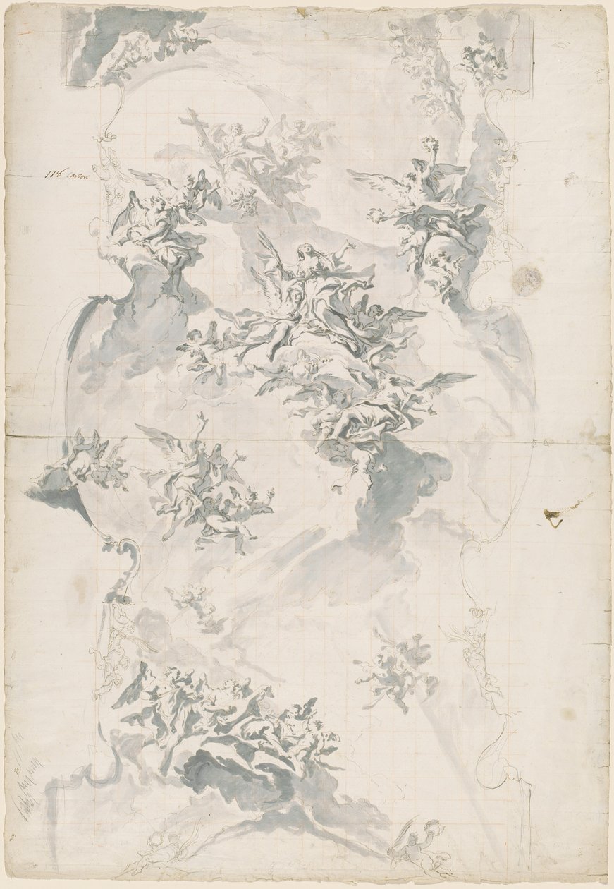Sankt Euphemias apoteose af Carlo Innocenzo Carlone