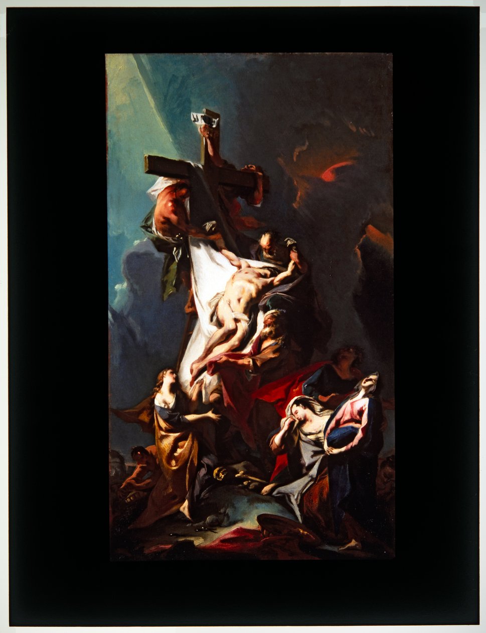 Nedstigningen fra korset, udateret (lærred) af Carlo Innocenzo Carlone
