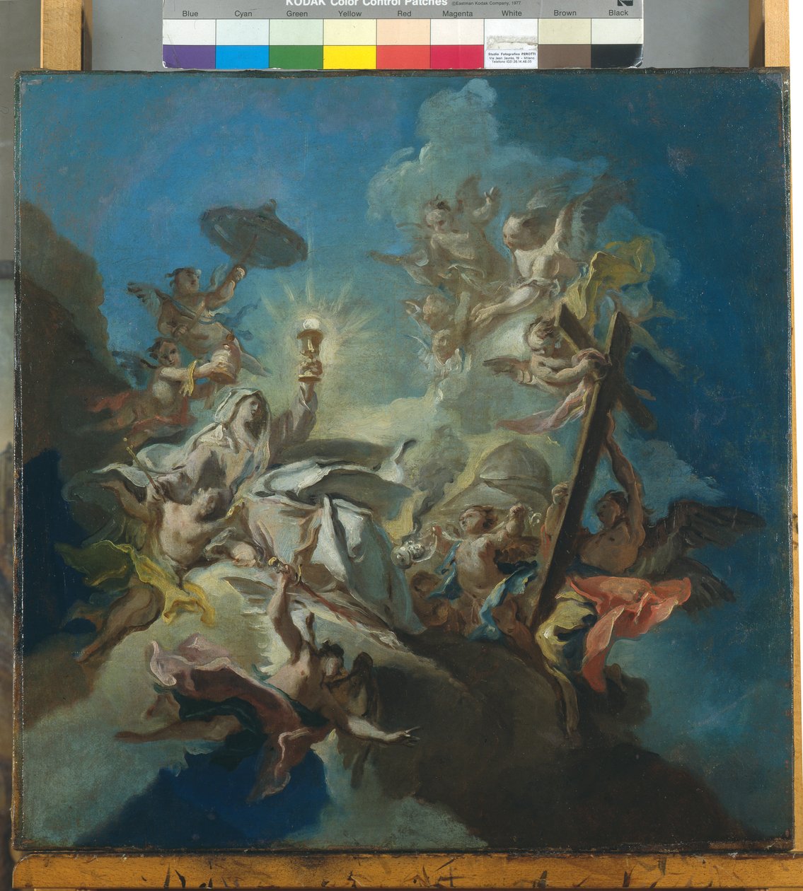 Troens triumf, ca. 1766 (olie på lærred) af Carlo Innocenzo Carloni