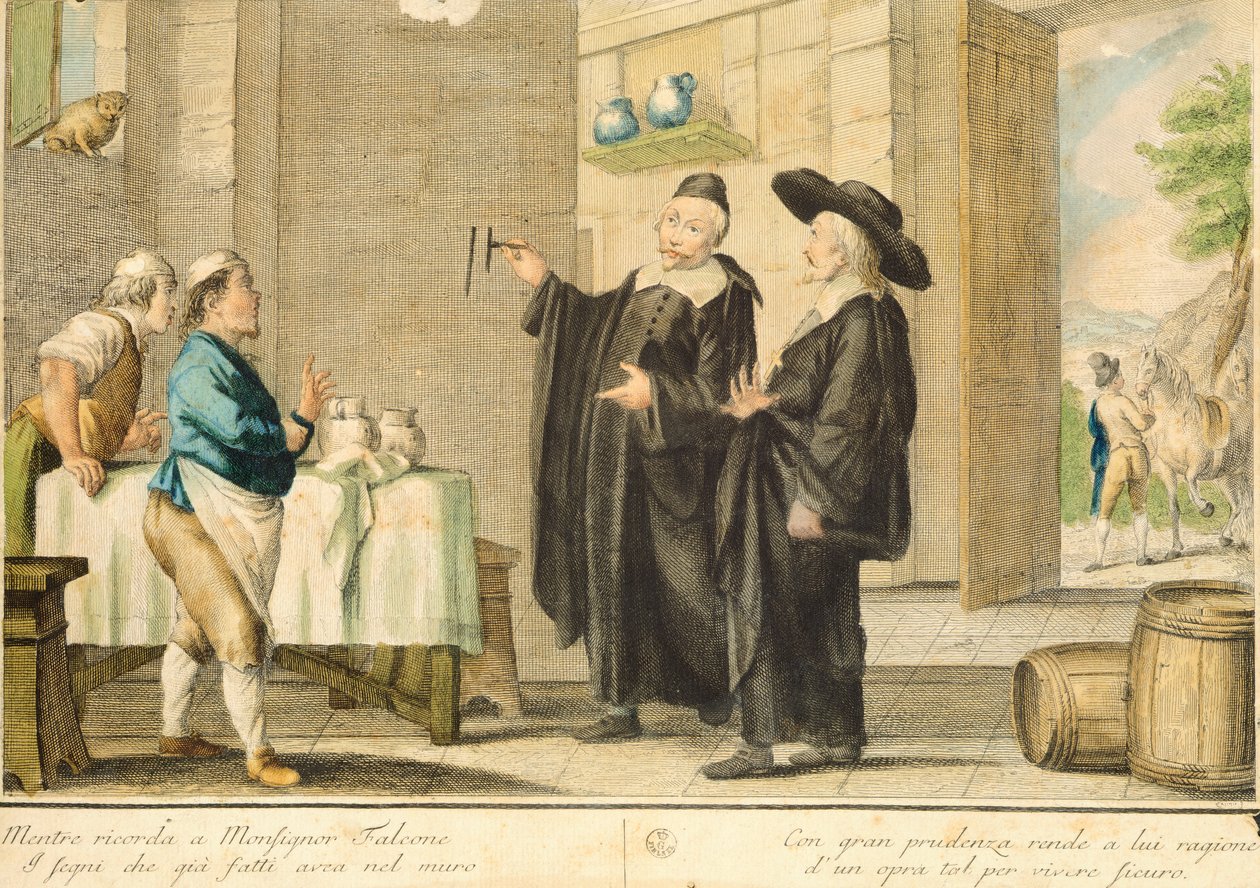 Præst Arlotto, af Carlo Lasinio (1759-1838), farvet gravering af Carlo Lasinio