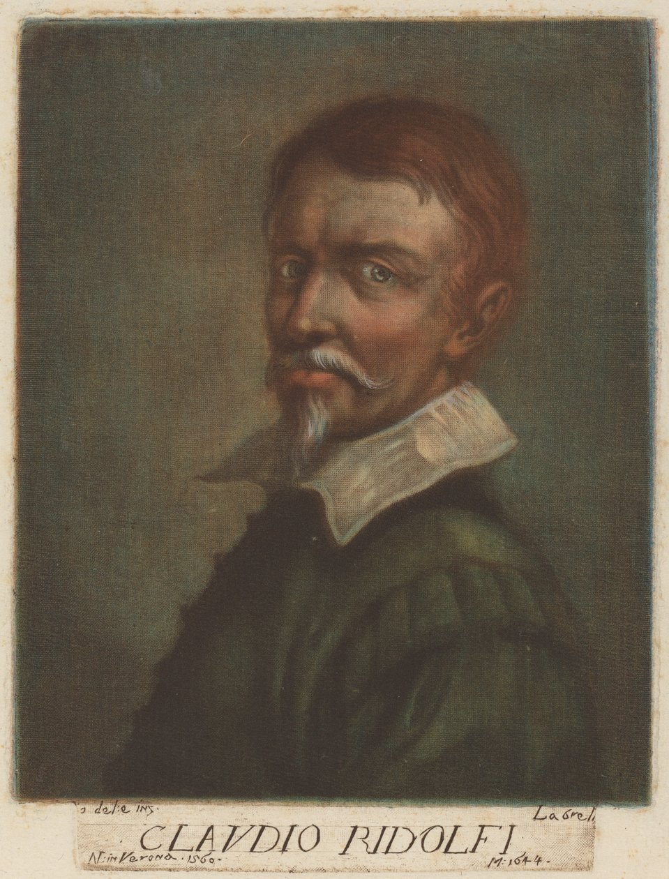 Claudio Ridolfi af Carlo Lasinio, after Claudio Ridolfi