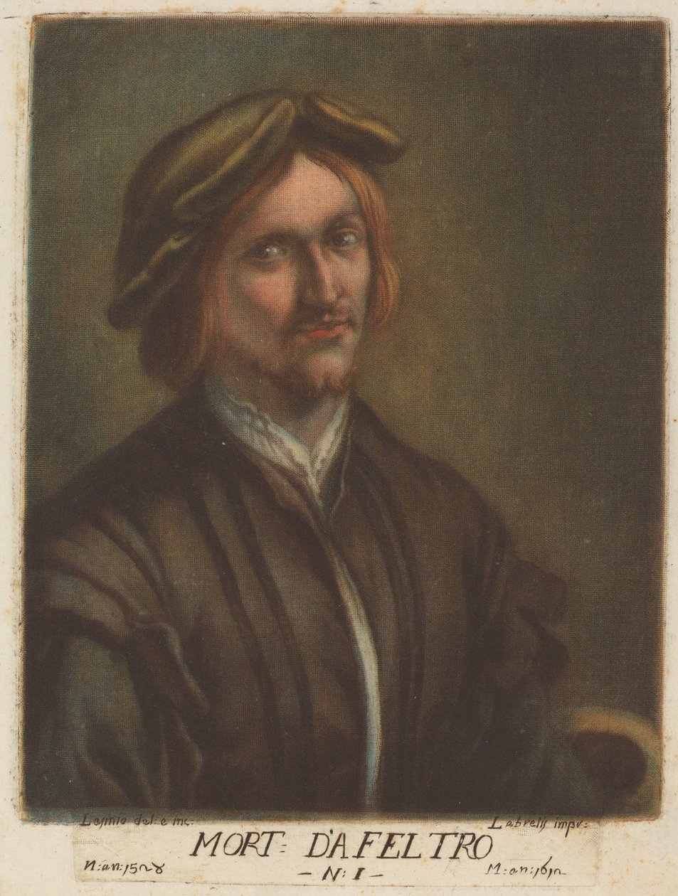 Døde af Feltre af Carlo Lasinio, after Lorenzo Luzzo