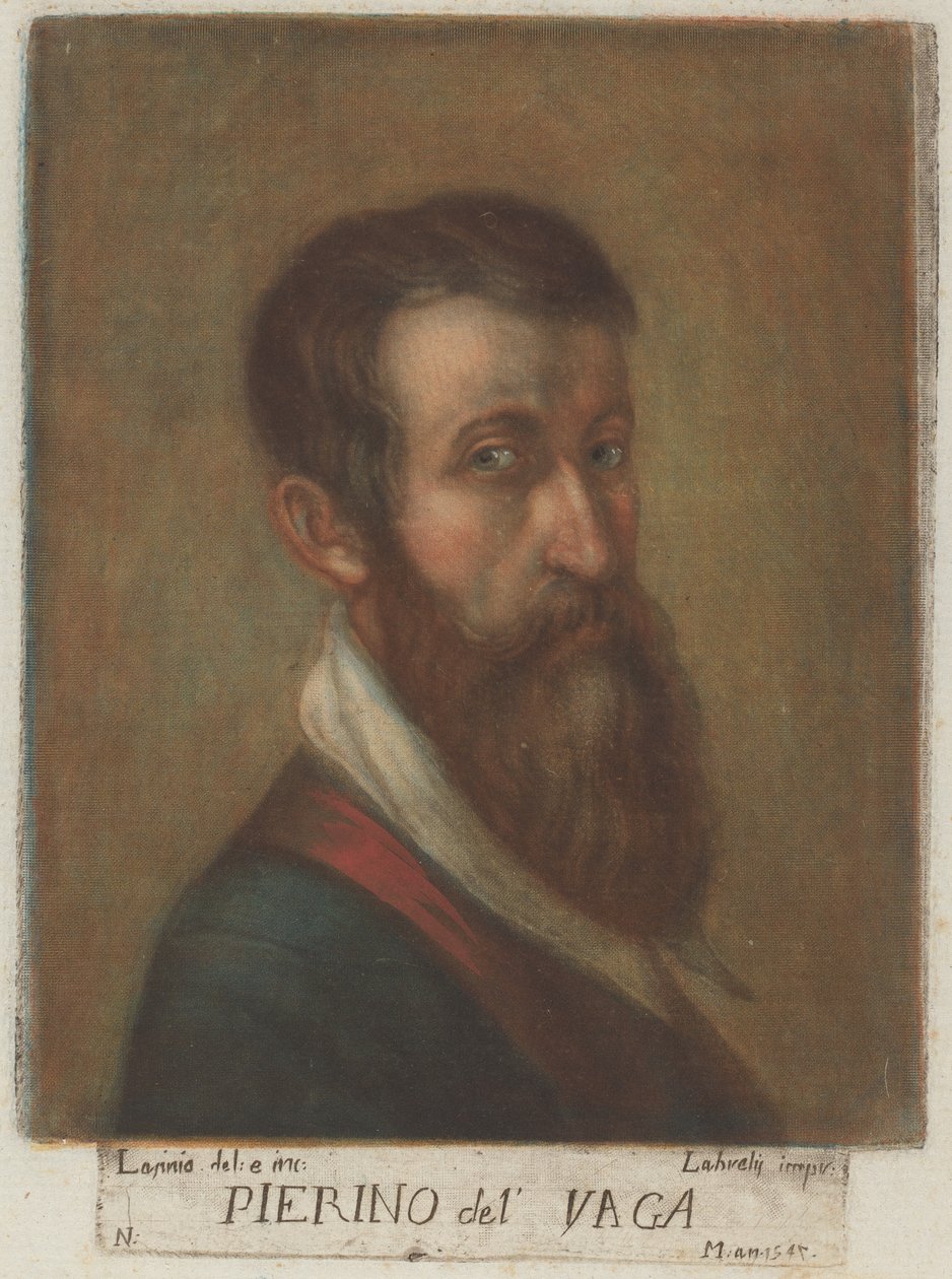 Pierino del Vaga af Carlo Lasinio, after Perino del Vaga