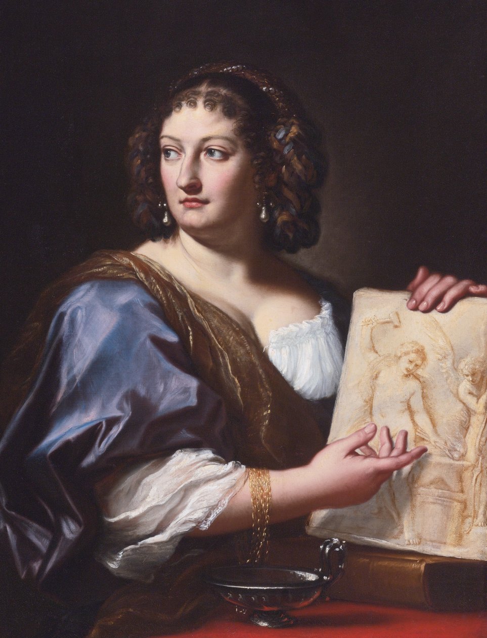 Portræt af Francesca Gommi Maratti af Carlo Maratta
