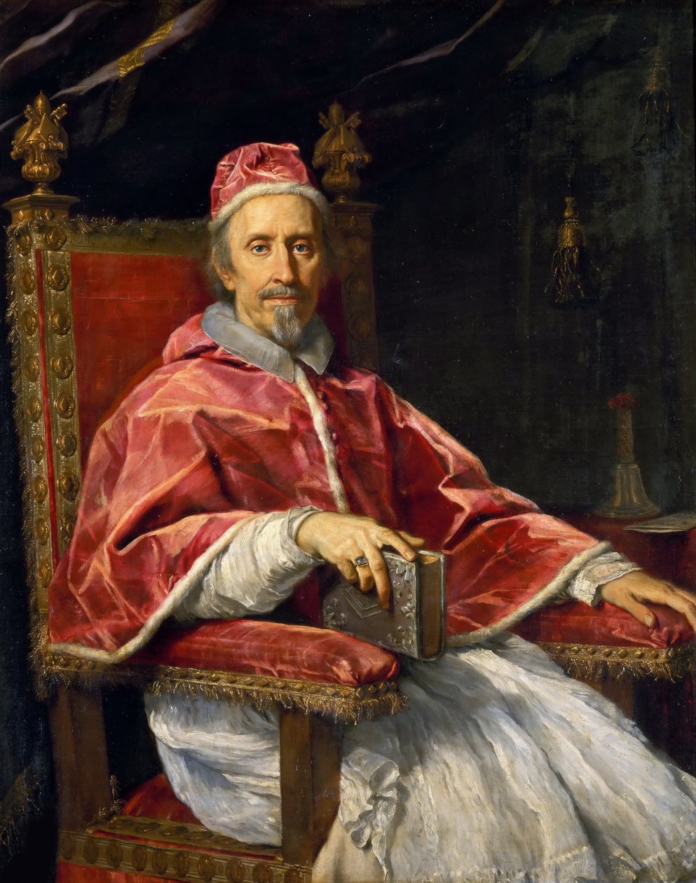 Portræt af pave Clemens IX 1600-1669, 1669. af Carlo Maratta