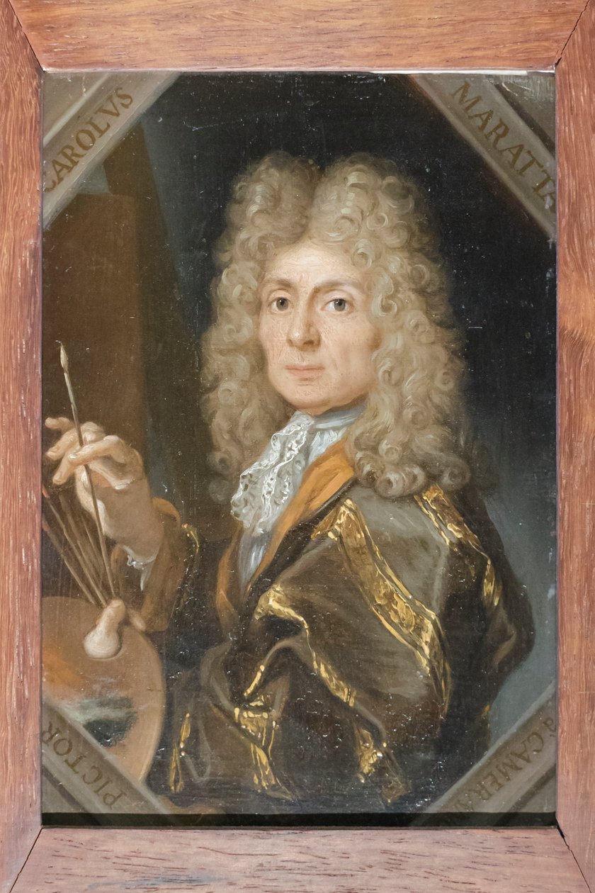 Selvportræt, Carlo Maratta (olie på kobber) af Carlo Maratta