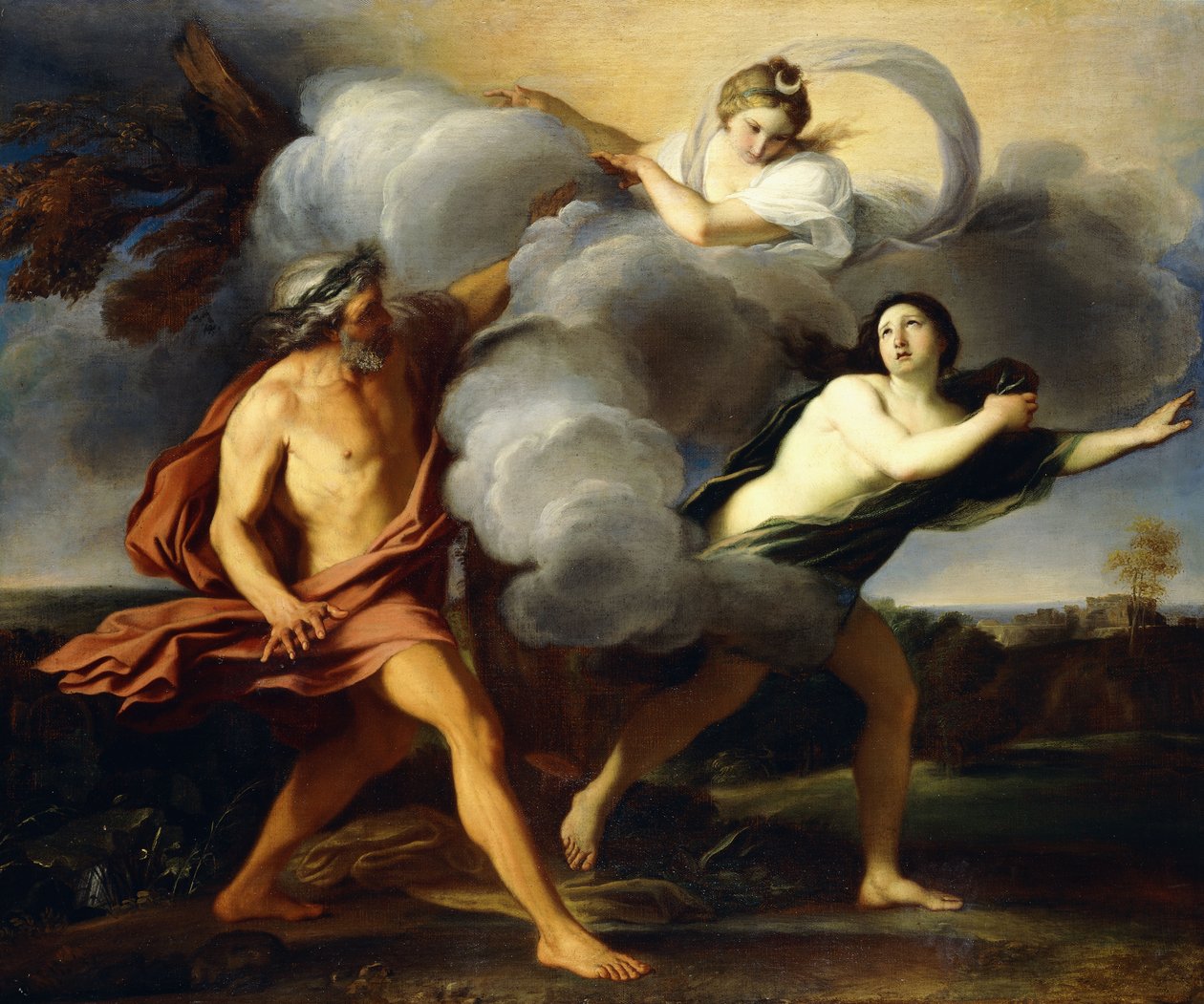 Alpheus og Arethusa, af Carlo Maratta or Maratti
