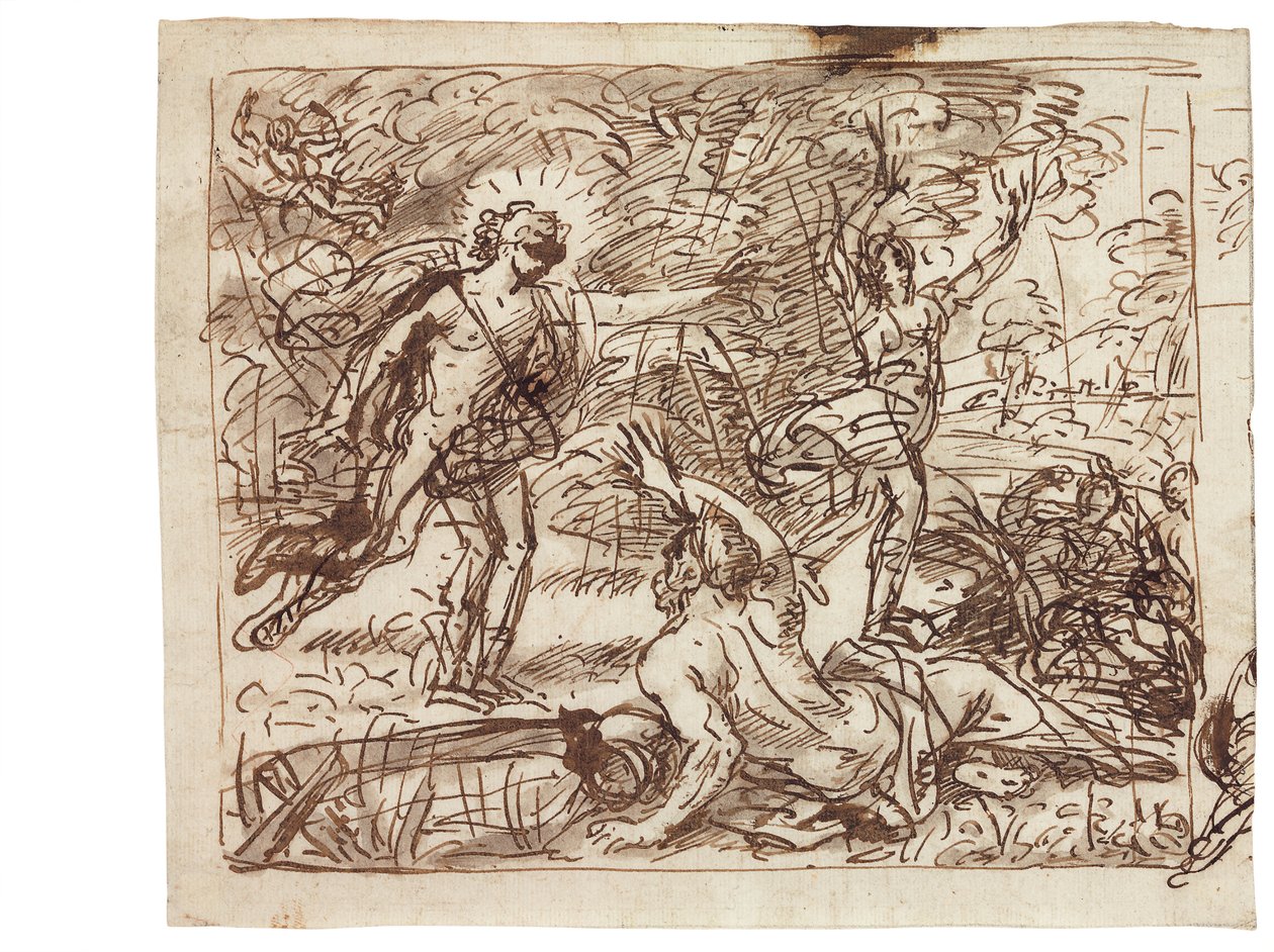 Apollo og Daphne af Carlo Maratta or Maratti
