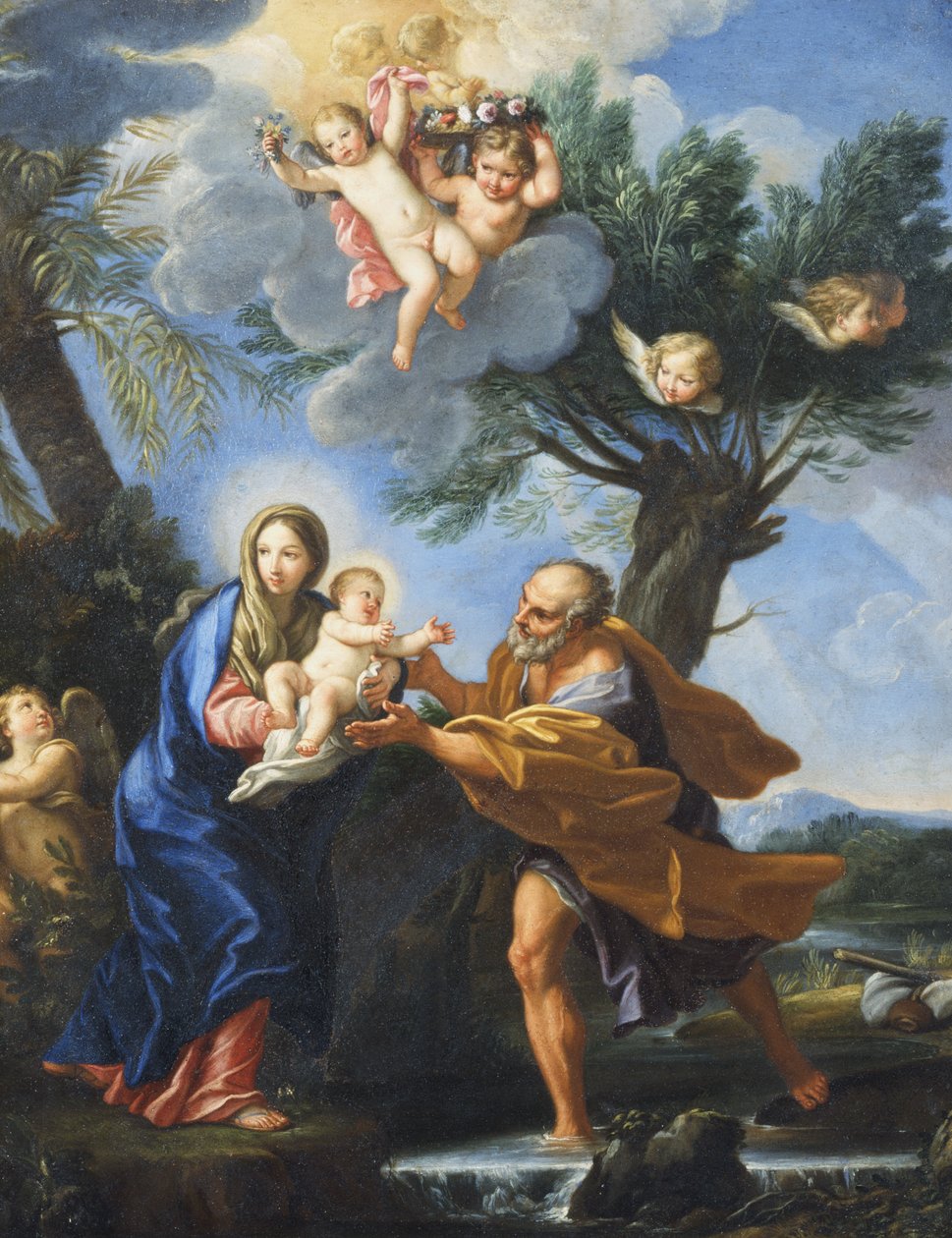 Flyvning til Egypten af Carlo Maratta or Maratti