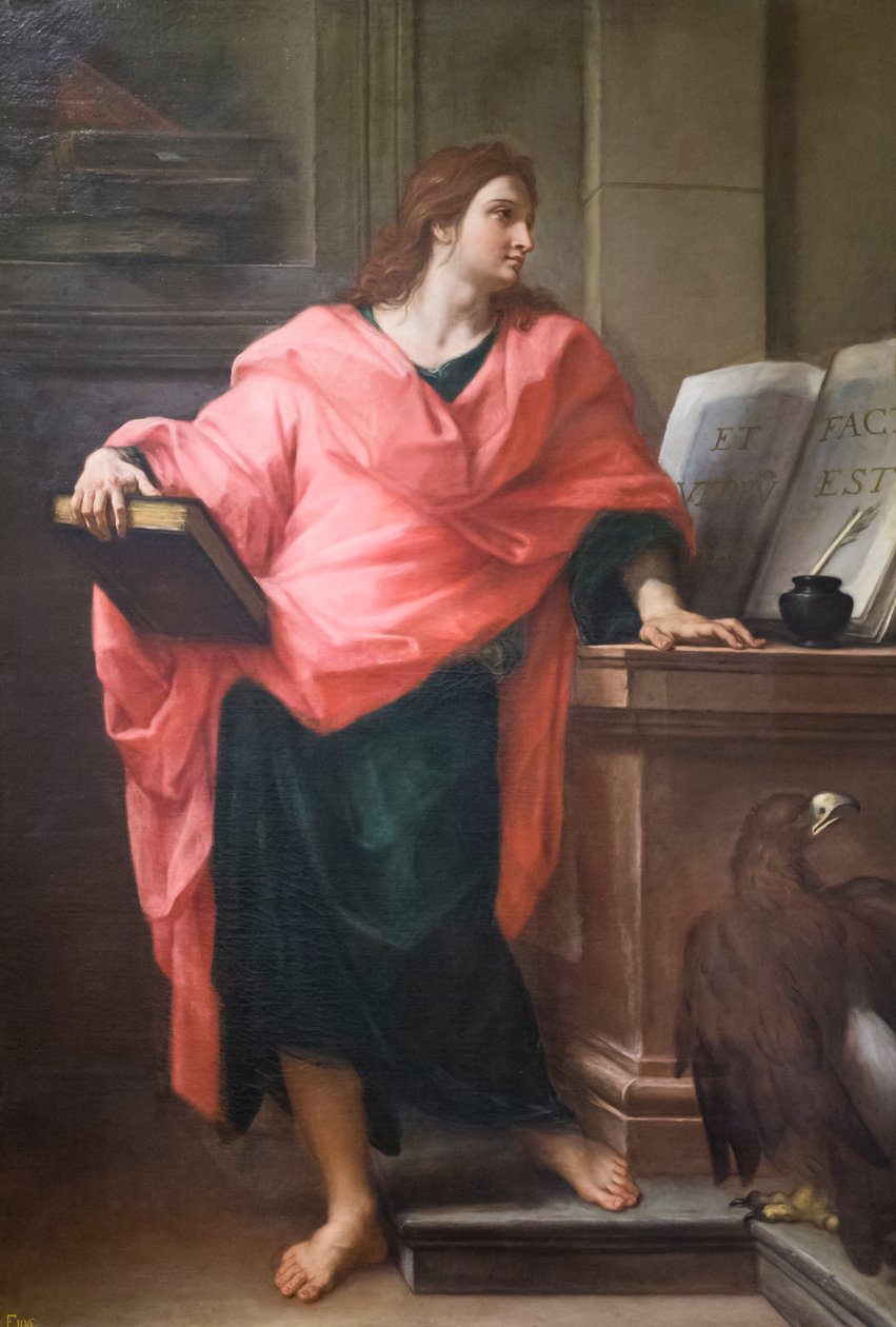 Sankt Johannes evangelisten af Carlo Maratta or Maratti