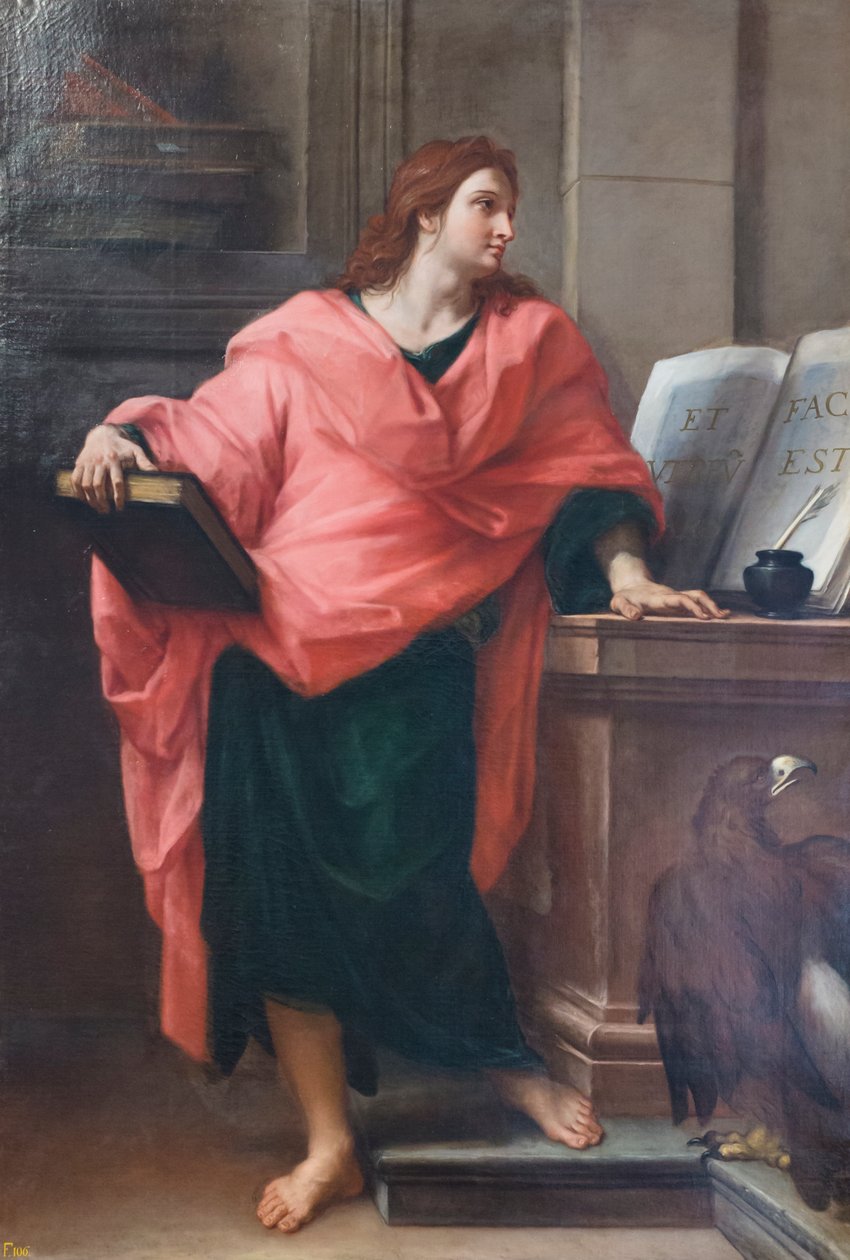 Sankt Johannes evangelisten af Carlo Maratta or Maratti