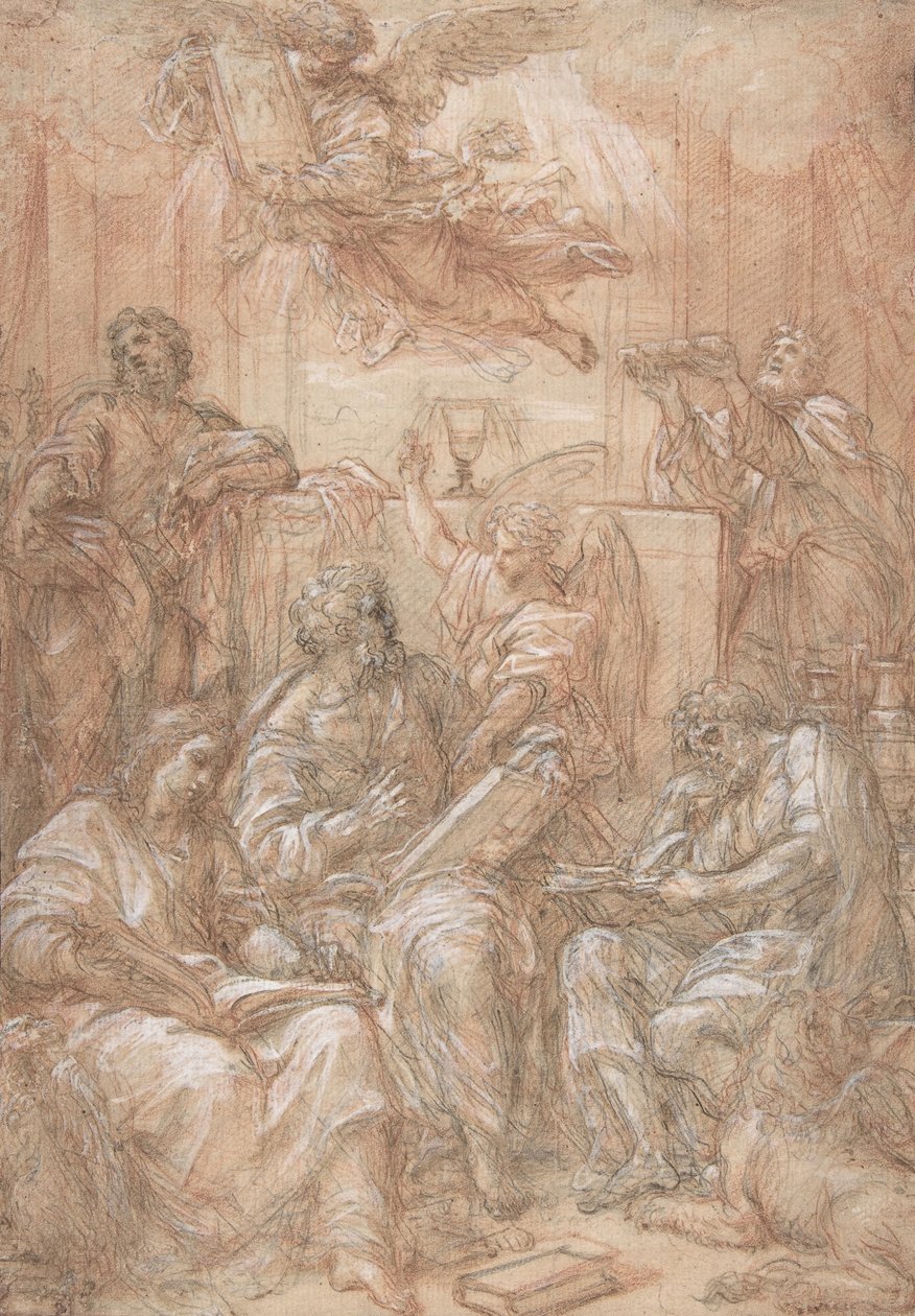 Allegori over den gamle og nye dispensation, 1700-1708. af Carlo Maratti