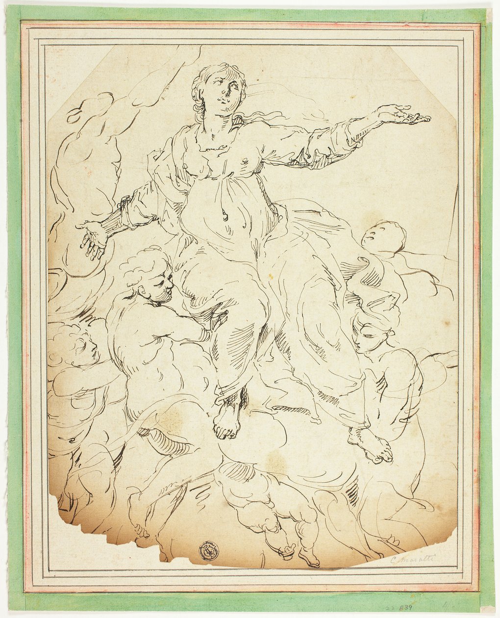 Jomfru Marias himmelfart af Carlo Maratti