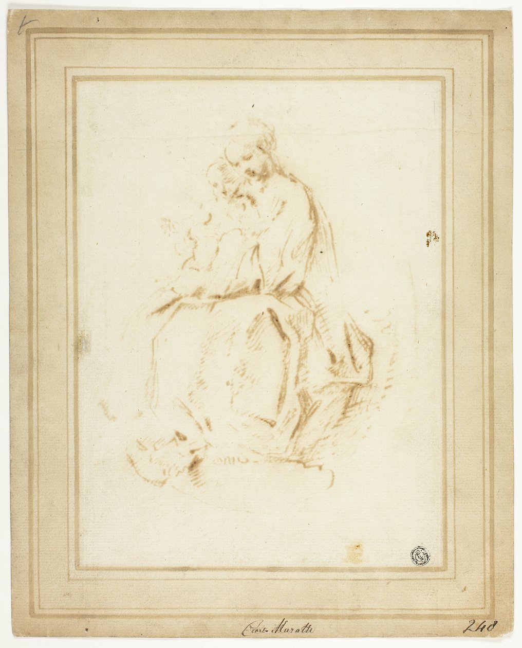 Madonna og barn af Carlo Maratti