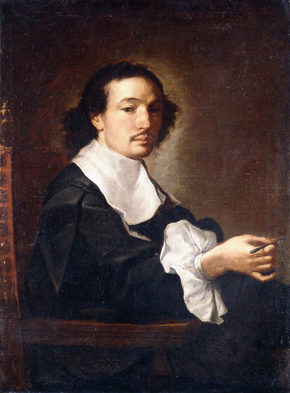 Portræt af en læge, sandsynligvis Giovanni Guglielmo Riva af Carlo Maratta or Maratti